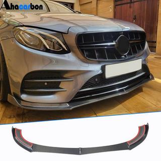 Labbro Anteriore V1 per AMG-Line / E43 AMG 2016-2019, Carbonio foto 1