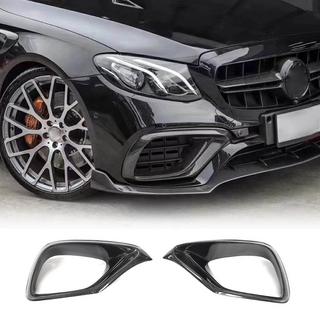 Coperture paraurti anteriore in carbonio per E63 AMG 2016-2019 foto 1