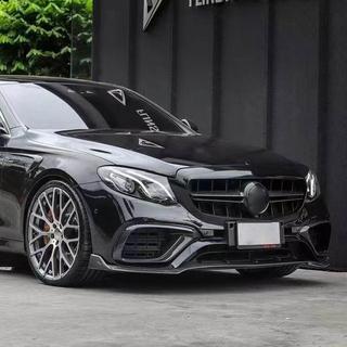 Coperture paraurti anteriore in carbonio per E63 AMG 2016-2019 foto 2