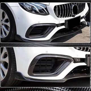 Coperture paraurti anteriore in carbonio per E63 AMG 2016-2019 foto 3
