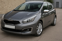 Kia Ceed 2012-2018 Coperture Specchietti (2 pz, Acciaio Inox) foto 1