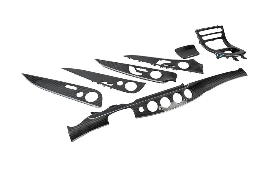 Mercedes E-class W213 2016-2023 Rivestimenti cruscotto (Carbonio) Foto 3
