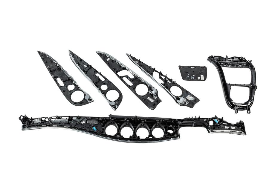 Mercedes E-class W213 2016-2023 Rivestimenti cruscotto (Carbonio) Foto 4