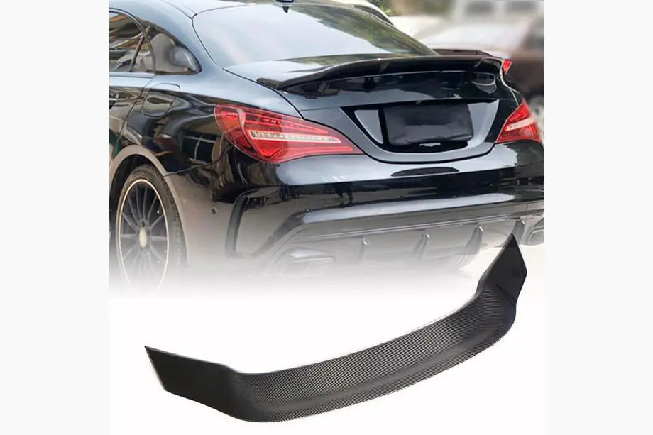 Mercedes CLA C117 2013-2019 Spoiler V4 (SD, Carbonio) Image