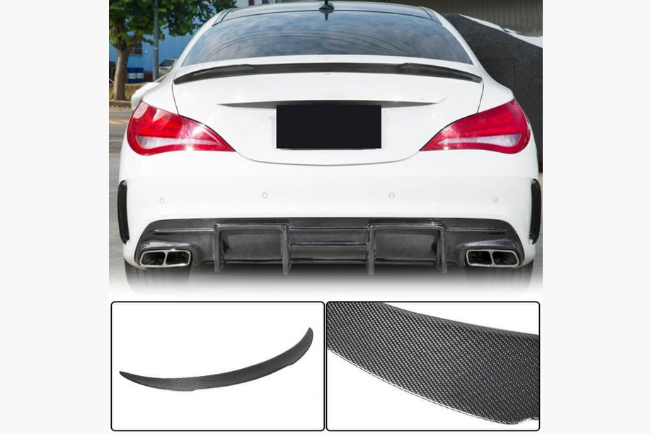 Mercedes CLA C117 2013-2019 Spoiler V8 (SD, Carbonio) Image