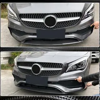 Labbro anteriore paraurti (per AMG-Line SD 2017-2019, Carbonio) foto 4