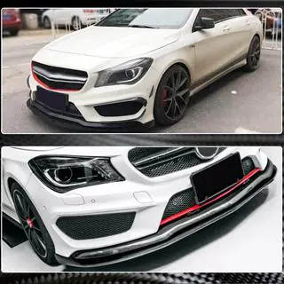 Labbro Anteriore paraurti Lip (per CLA45 AMG SD 2013-2015, Carbonio) foto 3