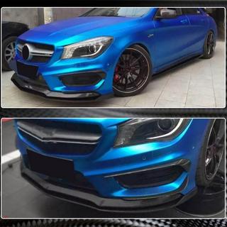 Labbro Anteriore paraurti Lip (per CLA45 AMG SD 2013-2015, Carbonio) foto 4