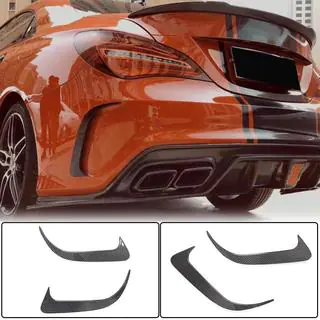 Coperture Paraurti Posteriore V1 (per AMG-Line / CLA45 AMG SD, Carbonio) foto 1