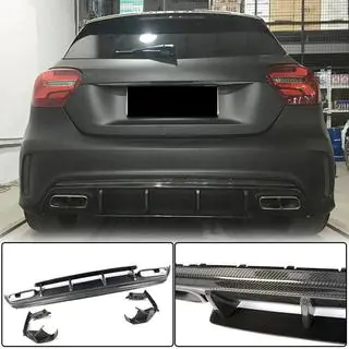 Diffusore Posteriore Paraurti V1 per AMG-Line / A45 AMG HB foto 1