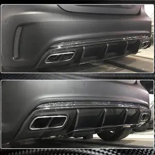 Diffusore Posteriore Paraurti V1 per AMG-Line / A45 AMG HB foto 3