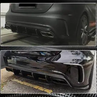 Diffusore Posteriore Paraurti V1 per AMG-Line / A45 AMG HB foto 4