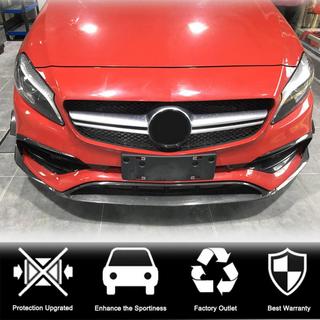 Labbro Anteriore paraurti (per AMG-Line / A45 AMG HB 2016-2018, Carbonio) foto 2