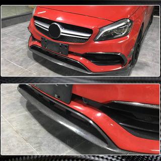 Labbro Anteriore paraurti (per AMG-Line / A45 AMG HB 2016-2018, Carbonio) foto 4
