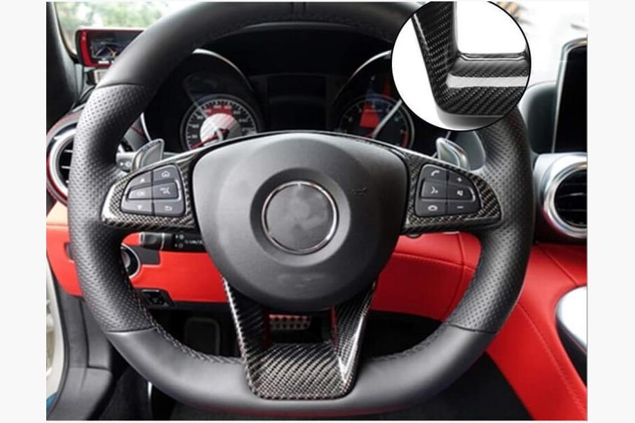 Mercedes A-class W176 2012-2018 Cover Volante Carbonio Foto 2