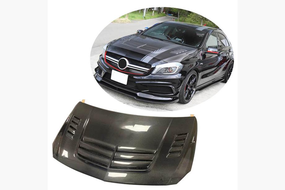 Mercedes A-class W176 2012-2018 Cofano (Carbonio) Image