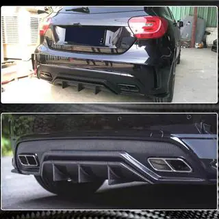 Diffusore Posteriore Paraurti V2 (per AMG-Line / A45 AMG HB) foto 3