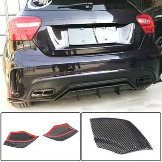 Coperture Flap paraurti posteriore (per AMG-Line / A45 AMG HB, Carbonio) foto 1