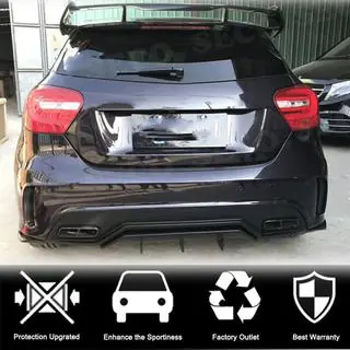 Coperture Flap paraurti posteriore (per AMG-Line / A45 AMG HB, Carbonio) foto 2