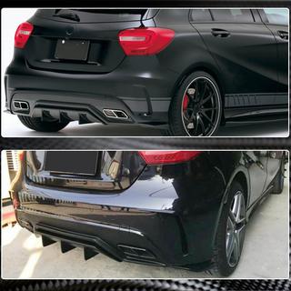 Coperture Flap paraurti posteriore (per AMG-Line / A45 AMG HB, Carbonio) foto 3