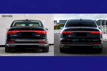 Audi A8 2018- Kit restyling con sostituzione fari (Per S8 2025) foto 3