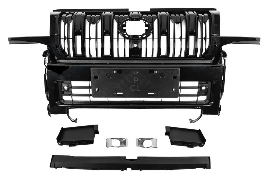 Toyota Land Cruiser Prado 250 2023- Paraurti Anteriore VX Nero Foto 3