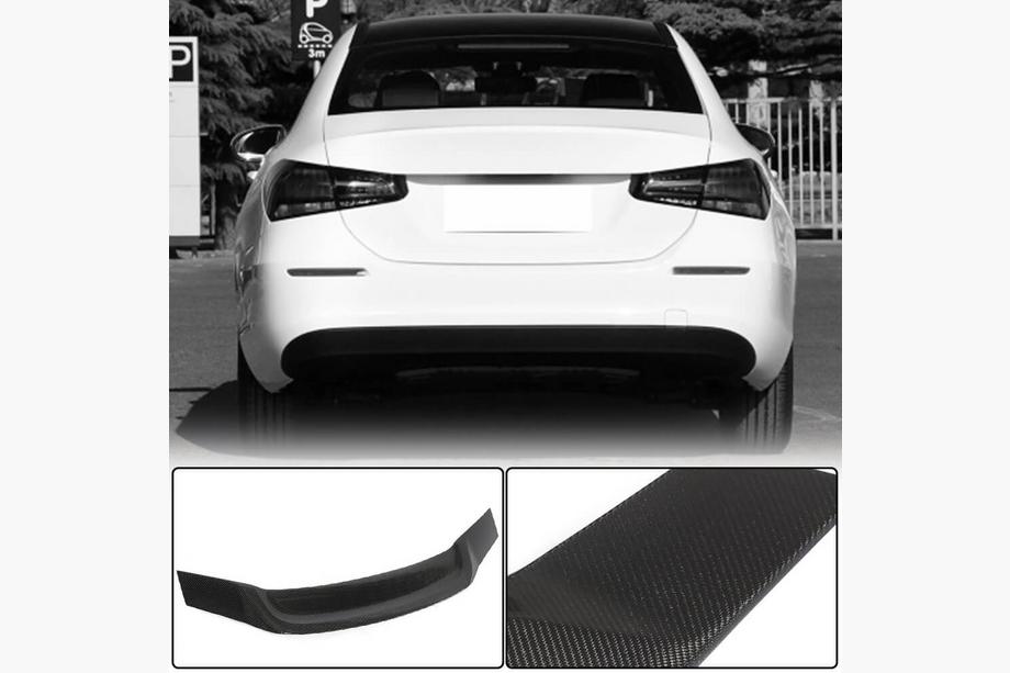 Mercedes A-class W177 2018- Spoiler V2 (per SD, Carbonio) Image