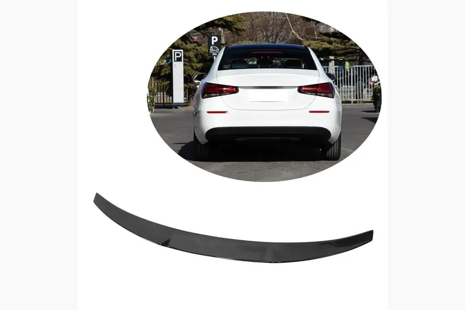 Mercedes A-class W177 2018- Spoiler V5 (per SD, Carbonio) Image