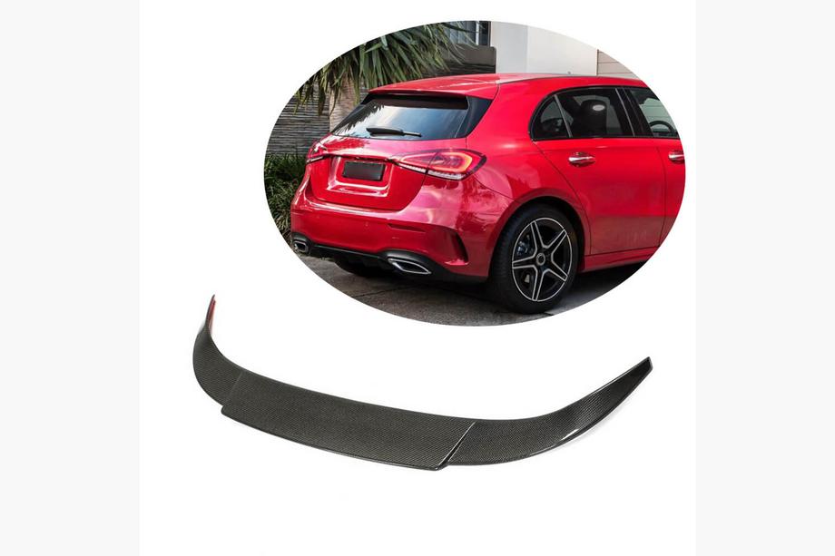 Mercedes A-class W177 2018- Spoiler V2 (per HB, Carbonio) Image