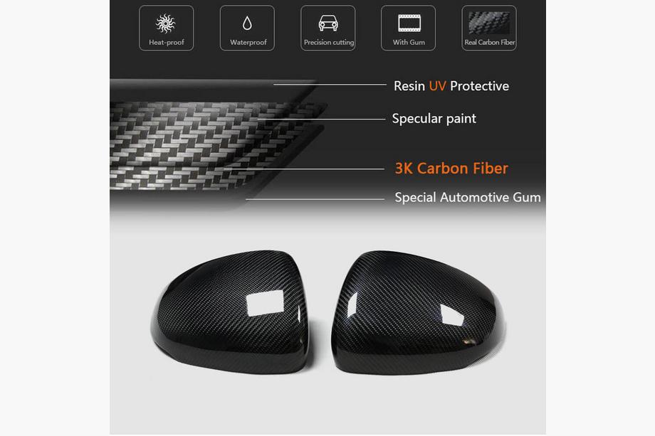 Mercedes A-class W177 2018- Cover Specchietti (2018-2021, Carbonio) Foto 5
