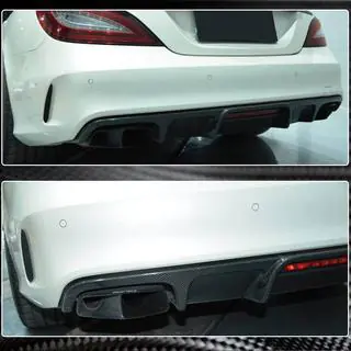 Diffusore Paraurti Posteriore (per Base/CLS63 AMG 2015-2018, Carbonio) foto 3