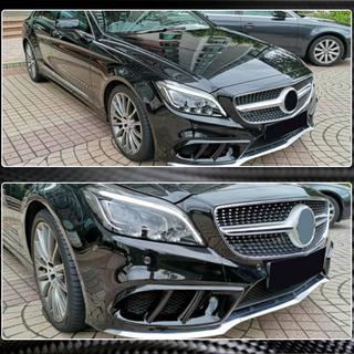 Coperture Paraurti Anteriore in Carbonio (per AMG-Line SD 2015-2018) foto 3