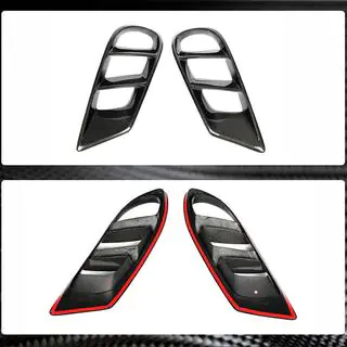 Coperture Paraurti Anteriore in Carbonio (per AMG-Line SD 2015-2018) foto 4