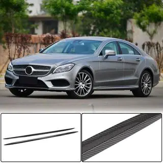 Minigonne Laterali (per AMG-Line / CLS63 AMG SD 2015-2018, Carbonio) foto 1