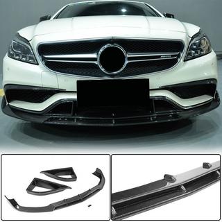Labbro anteriore paraurti Lip V1 (per CLS63 AMG SD 2015-2018, Carbonio)