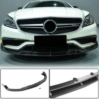 Labbro anteriore paraurti Lip V1 (per CLS63 AMG SD 2015-2018, Carbonio) foto 2