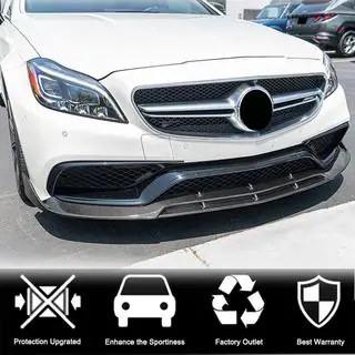 Labbro anteriore paraurti Lip V1 (per CLS63 AMG SD 2015-2018, Carbonio) foto 4