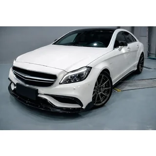 Labbro anteriore Lip V2 per paraurti (per CLS63 AMG SD 2015-2018, Carbonio) foto 3