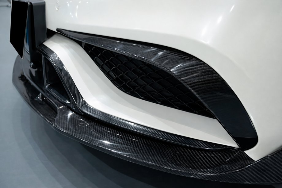 Mercedes CLS C218 2011-2018 Coperture paraurti anteriore in carbonio per CLS63 AMG SD 2015-2018 Image