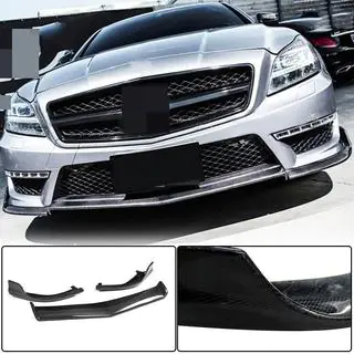 Labbro anteriore paraurti V1 (per CLS63 AMG SD 2011-2014, Carbonio) foto 1