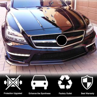 Labbro anteriore paraurti V1 (per CLS63 AMG SD 2011-2014, Carbonio) foto 2