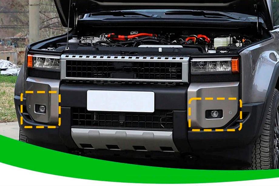 Toyota Land Cruiser Prado 250 2023- Kit Fendinebbia (2 pz) Foto 1
