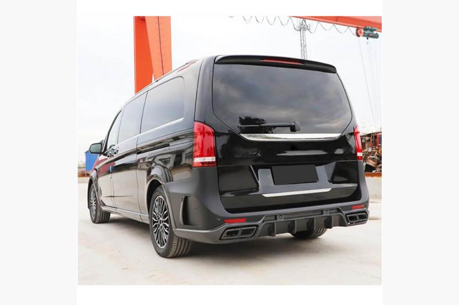 Mercedes Vito/V-class W447 2014- Paraurti Posteriore (2014-2019, Carbonio) Foto 2
