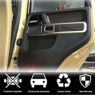 Coperture rivestimenti interni porta (Dry Carbon) Mercedes G class W463 2018-2024 foto 2