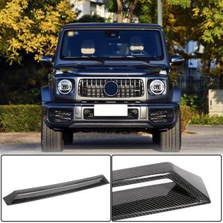 Labbro anteriore paraurti V2 (per G63 AMG, Carbonio secco) foto 1