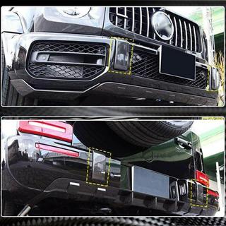 Set coperture paraurti anteriori e posteriori (per G63 AMG, Carbonio Secco) foto 4