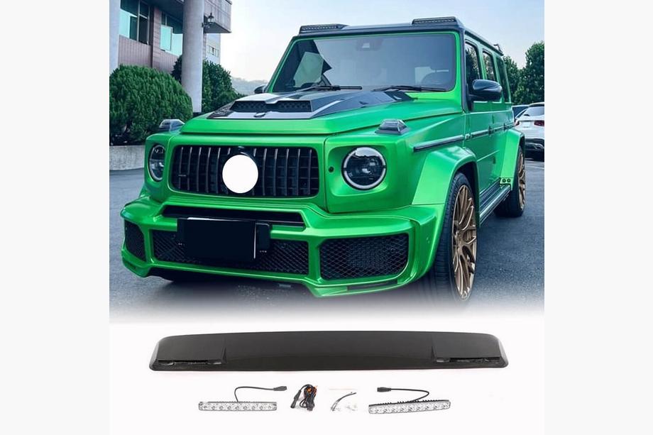 Mercedes G class W463 1990-2018 Spoiler AMG-Design (per 2004-2018, Carbonio) Foto 1