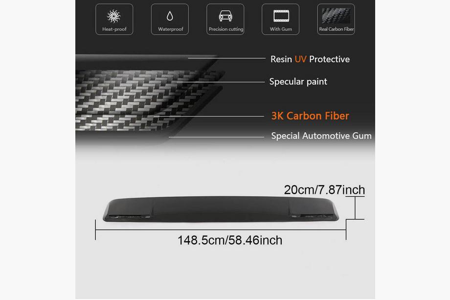 Mercedes G class W463 1990-2018 Spoiler AMG-Design (per 2004-2018, Carbonio) Foto 8