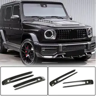 Coperture fari fendinebbia in carbonio (per G63 AMG) Mercedes G class W463 2018-2024 foto 1
