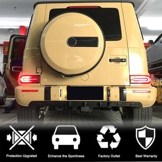 Diffusore Posteriore Paraurti V1 per G63 AMG, Carbonio foto 3